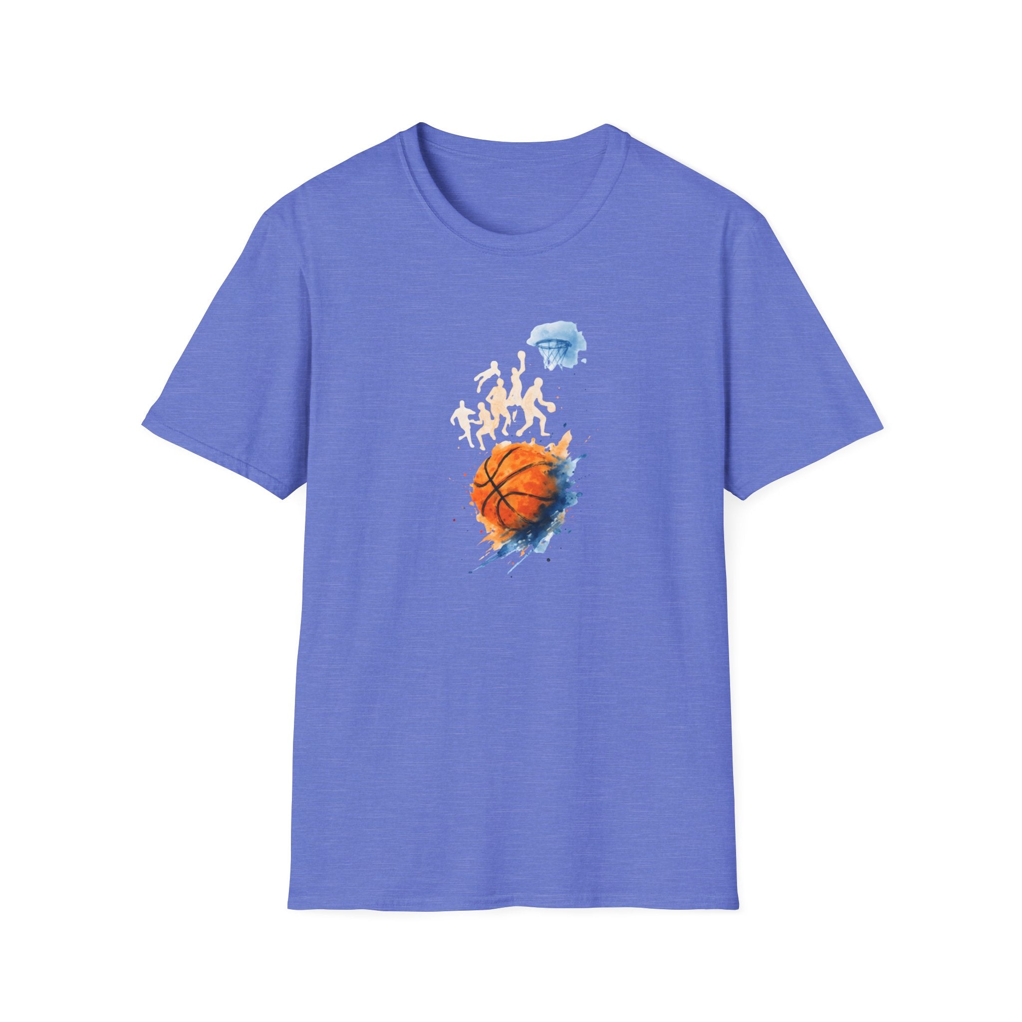 Watercolor basketball scene T-Shirt