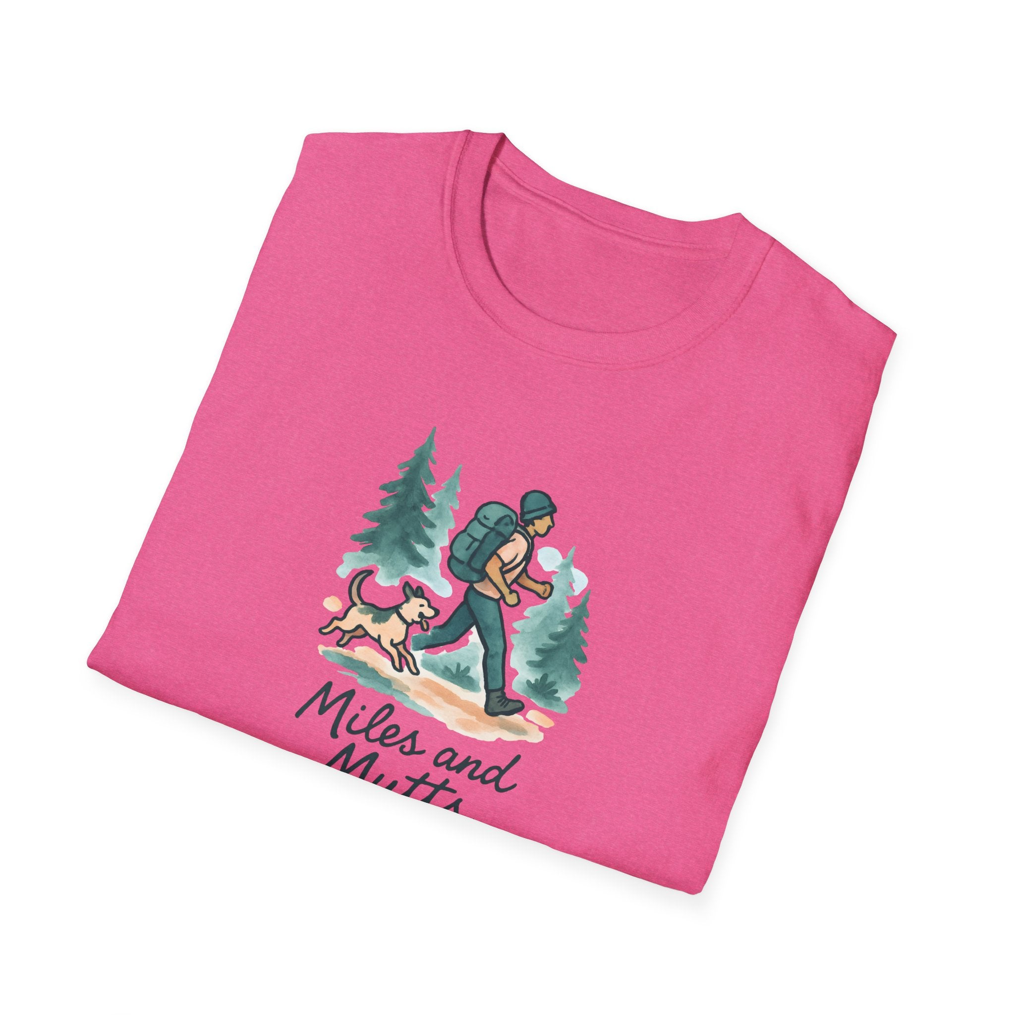 Hiker and Dog Trek T-Shirt