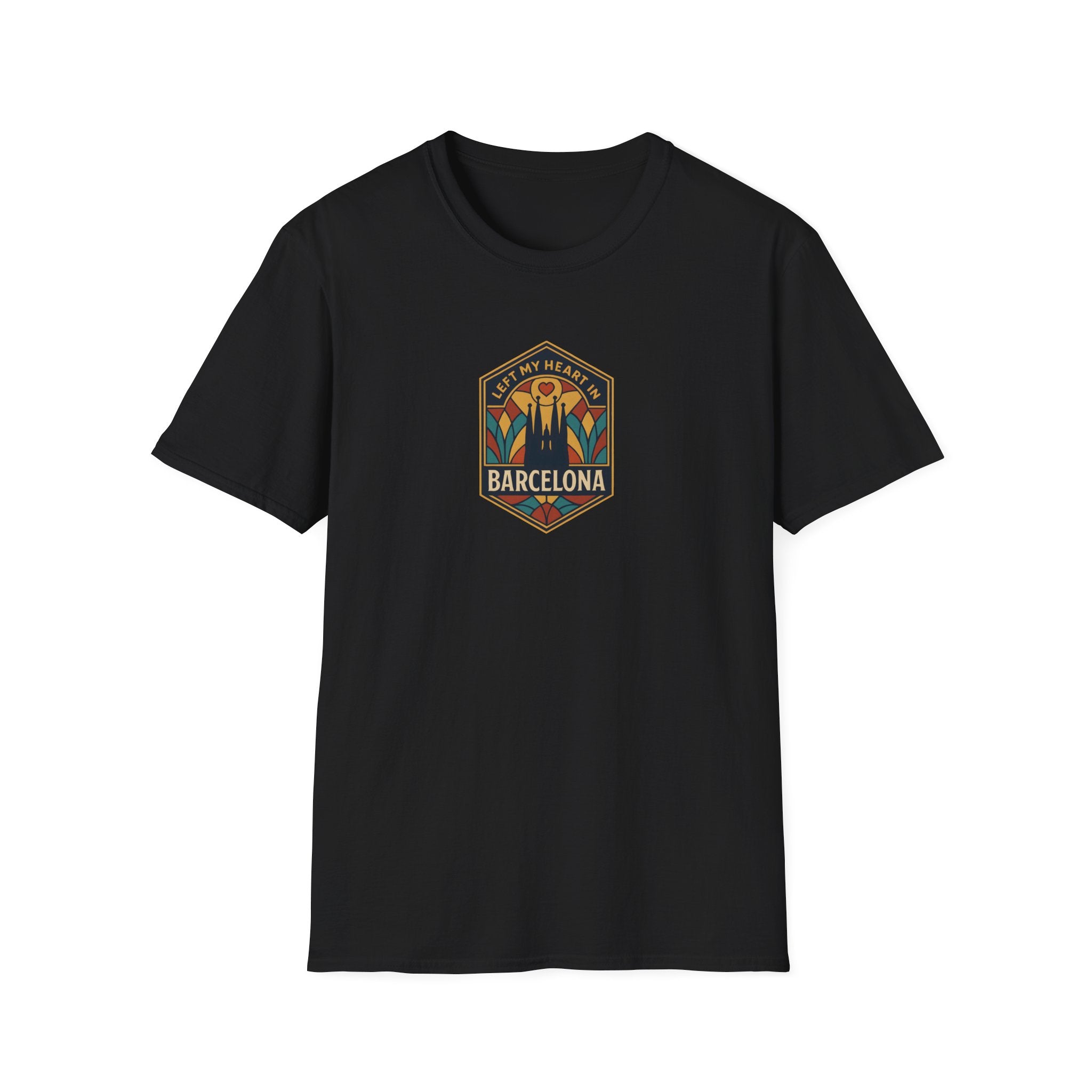 Barcelona Heart Badge T-Shirt